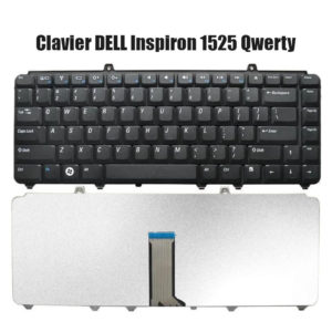 Clavier 1525 DELL Inspiron Qwerty noir pour pc portable