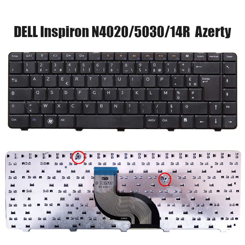 Clavier DELL Inspiron N4020-5030-14R Azerty pour portable - CAPMICRO