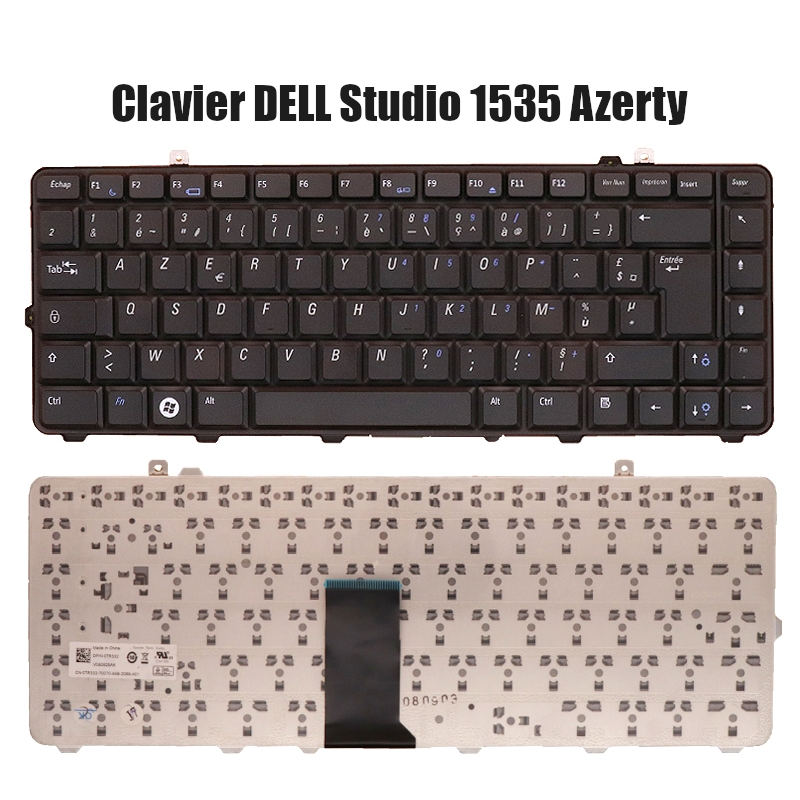 Clavier DELL Studio 1535 Azerty Noir pour pc portable - CAPMICRO