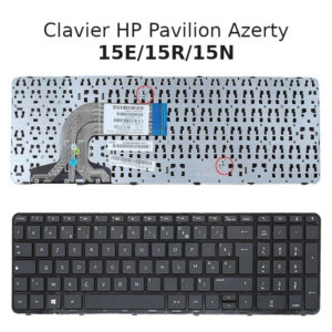 Clavier HP Pavilion 15E 15R 15N Azerty pavé numérique