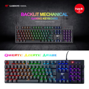 Clavier Mécanique Gamer Havit gamenote KB858L en fr ar image #01