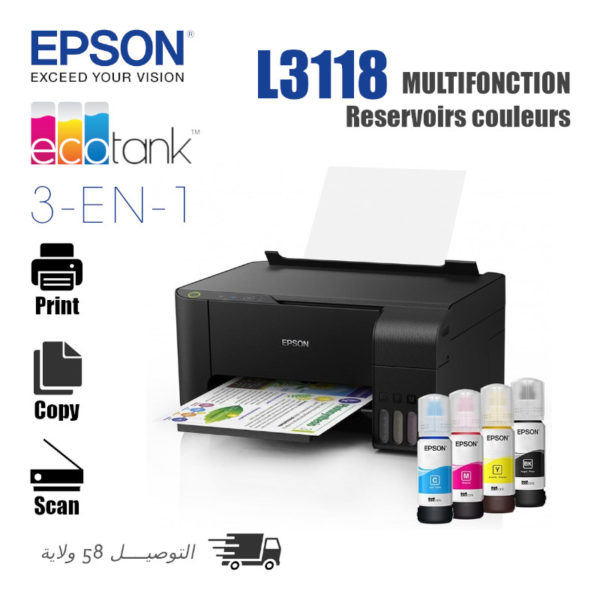 EPSON Multifonction L3118 EcoTank 3-en-1 couleurs image #01