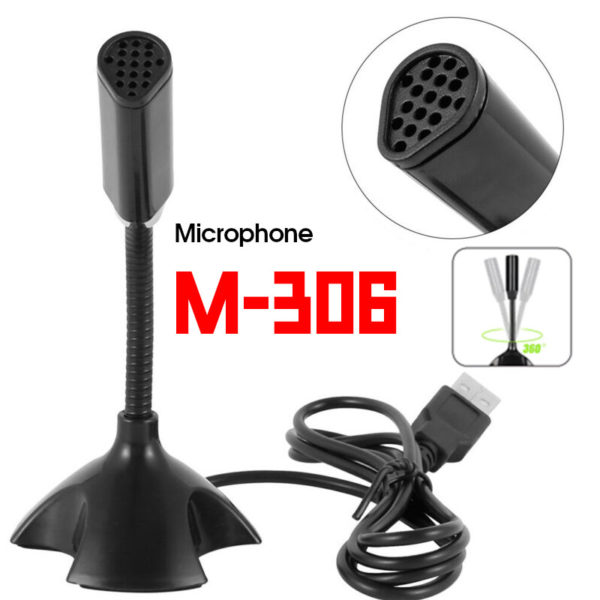 Mini Microphone USB M-306 Plug & Play 360 degrés image #01