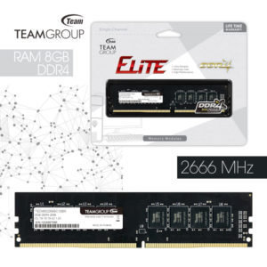RAM 8GB DDR4 2666MHz TEAMGROUP Elite pour desktop