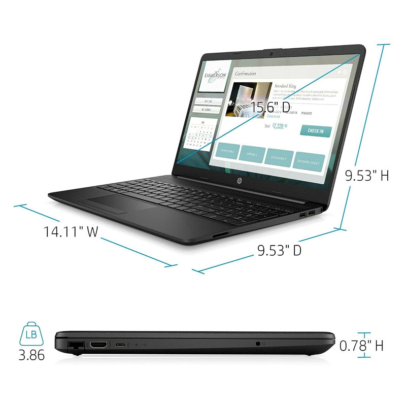 HP 15 Celeron N4020 4GB/1TB HDD/15.6 HD (Pc portable) - CAPMICRO