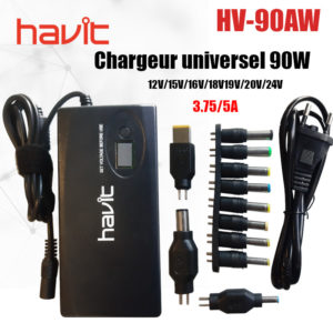 Havit chargeur universel 90W HV-90AW pour laptops écrans image #01