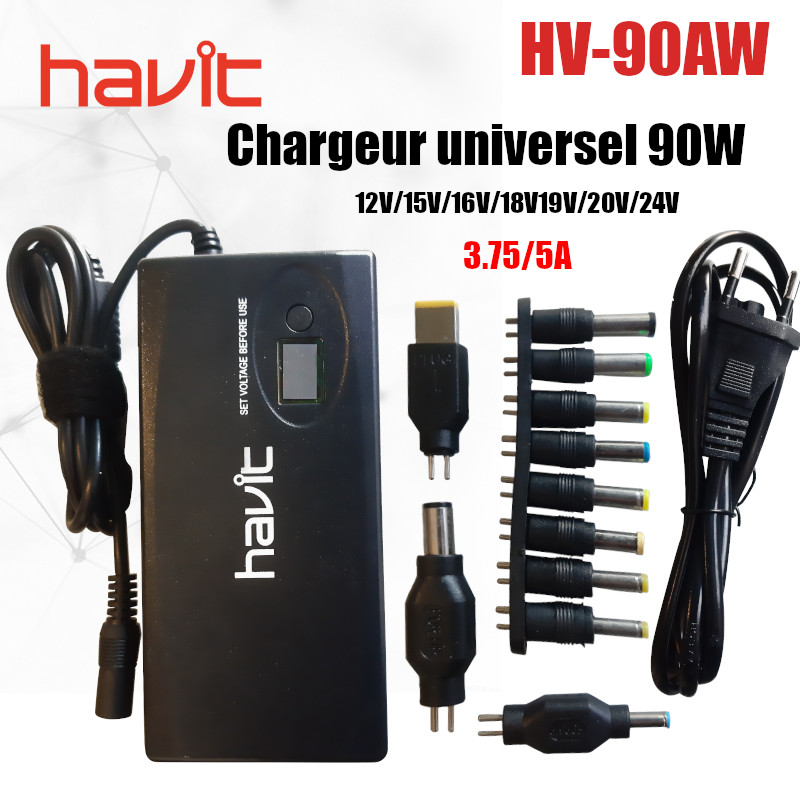 Chargeur HP 19.5V 2.31A PIN FICHE BLEU (4.5 X 3.5) - CAPMICRO