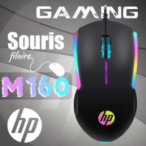 Souris Gaming HP M160 filaire (USB) RGB 1000 DPI image #01