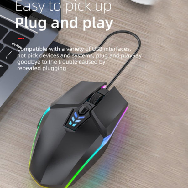 Souris optique filaire S700 RGB USB image #03