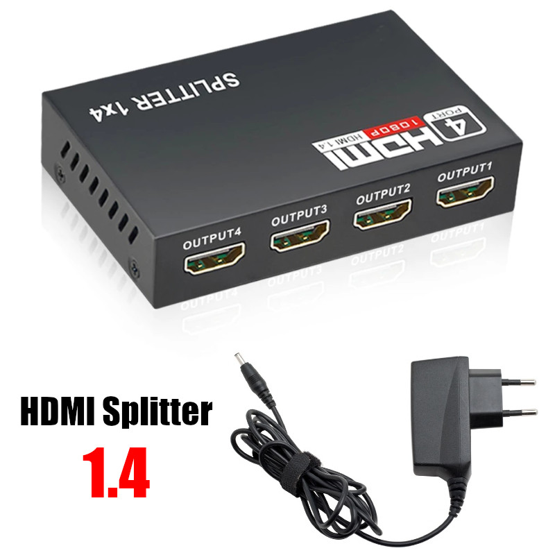 HDMI Splitter 1.4 (répartiteur) 4 sorties 1080P 3D Full-HD - CAPMICRO