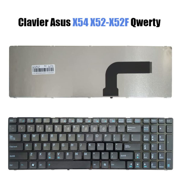 Clavier Asus X54 X52-X52F Qwerty compatible avec pavé