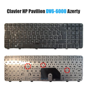Clavier HP Pavilion DV6-6000 Azerty Noire Neuf Compatible