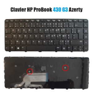 Clavier HP Probook 430-G3 Azerty Noire Neuf