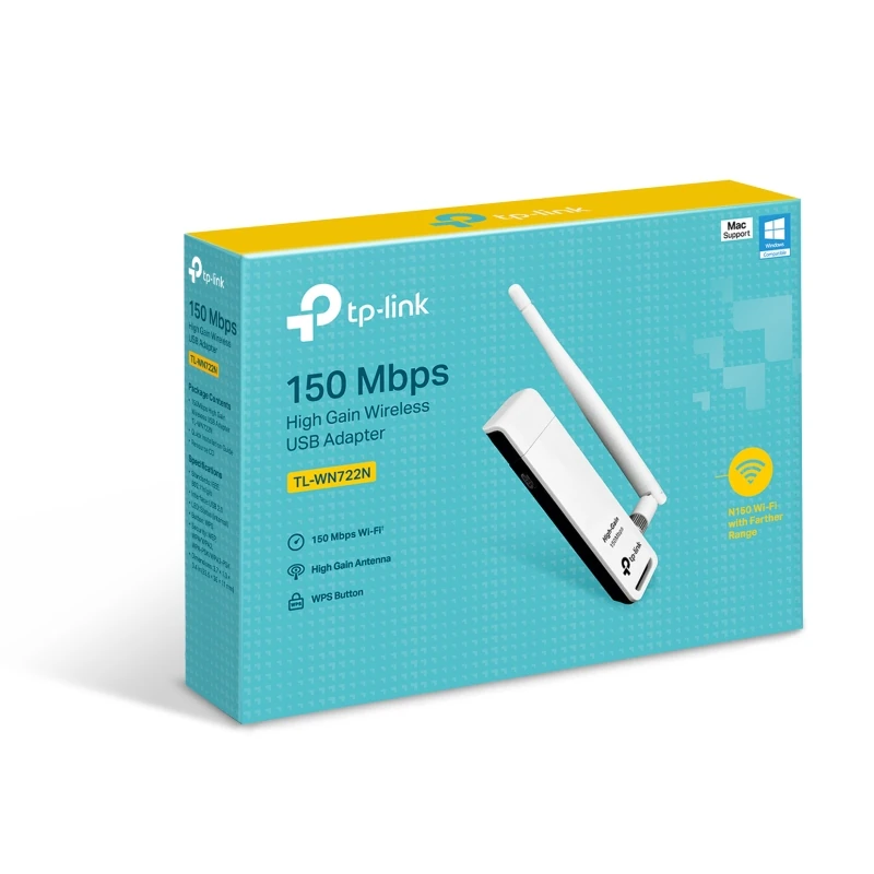 Clé USB WIFI 802.11n TP-LINK TL-WN722N Lite 150mbps antenne