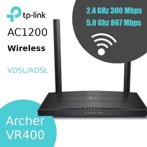 Modem Routeur WiFi AC1200 TP-Link VR400 VDSL ADSL image #01