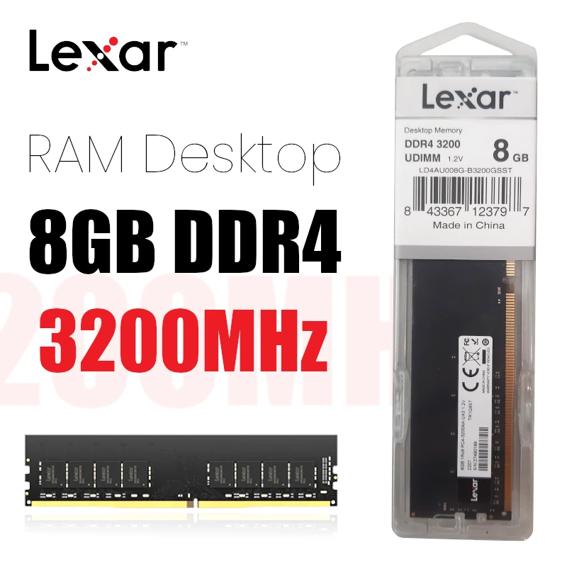 RAM 8GB DDR4 3200MHz Lexar pour Desktop - CAPMICRO