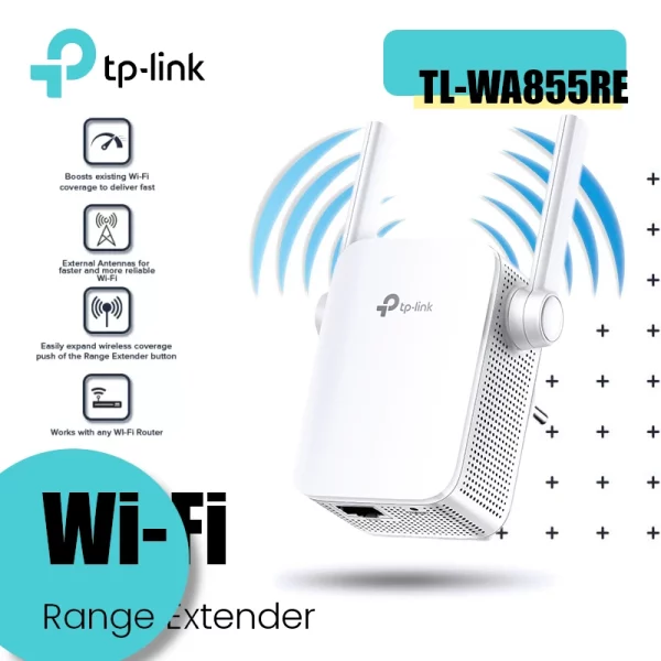 Répéteur Wi-Fi TP-Link N300 TL-WA855RE (Range Extender) image #01