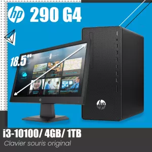 HP 290 G4 I3-10100 | 4GB | 1TB Ecran HP 18.5 image #01