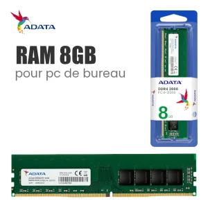 RAM 8GB 2666MHz DDR4 ADATA pour Desktop