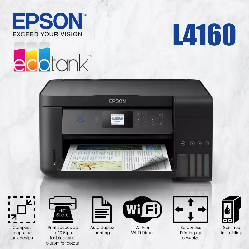 Imprimante Wifi Epson L4160 Ecotank Multifonction image #01 Imprimante Wifi Epson L4160 Ecotank Multifonction image #01