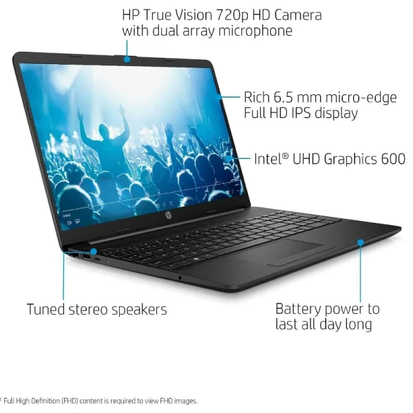 Pc Portable HP 15-dw3020nk i3-1115G4 4GB|256SSD|15.6 image 04