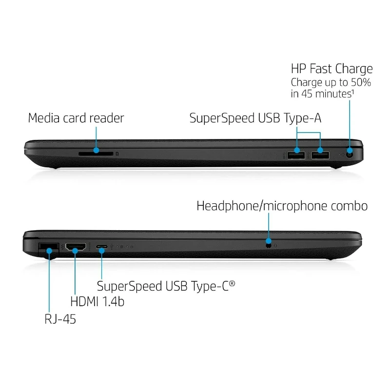 ordinateur portable Hp 15- Ecran 15.6 - Core I3 - 4Go Ram - disque1TB