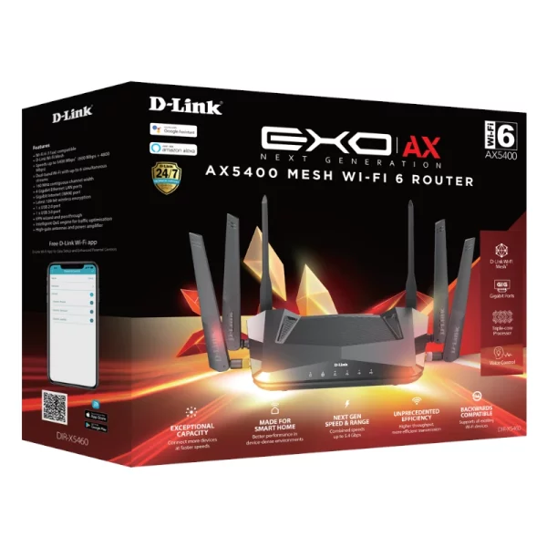 Routeur AX5400 Wi-Fi 6 EXO D-Link DIR-X5460 image #06