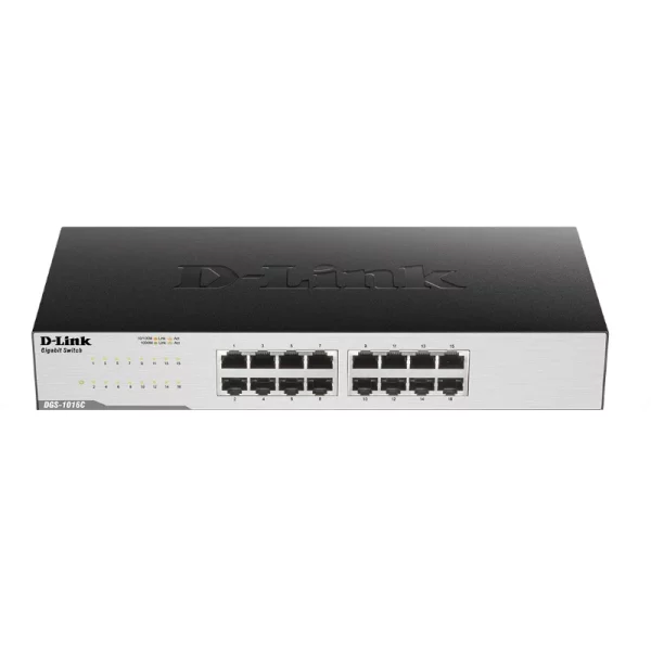 Switch 16-Port D-Link DGS-1016C 10 100 1000Mbps image #02