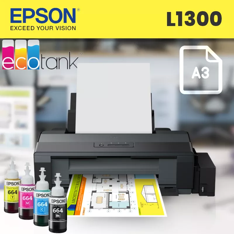Imprimante A3+ EcoTank L1300 Epson couleur Inkjet image #01 Imprimante A3+ EcoTank L1300 Epson couleur Inkjet image #01