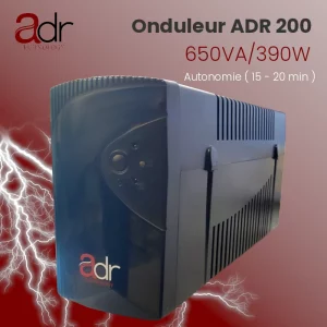 Onduleur UPS 650VA 390W ADR 200 | 4 Prises image #01