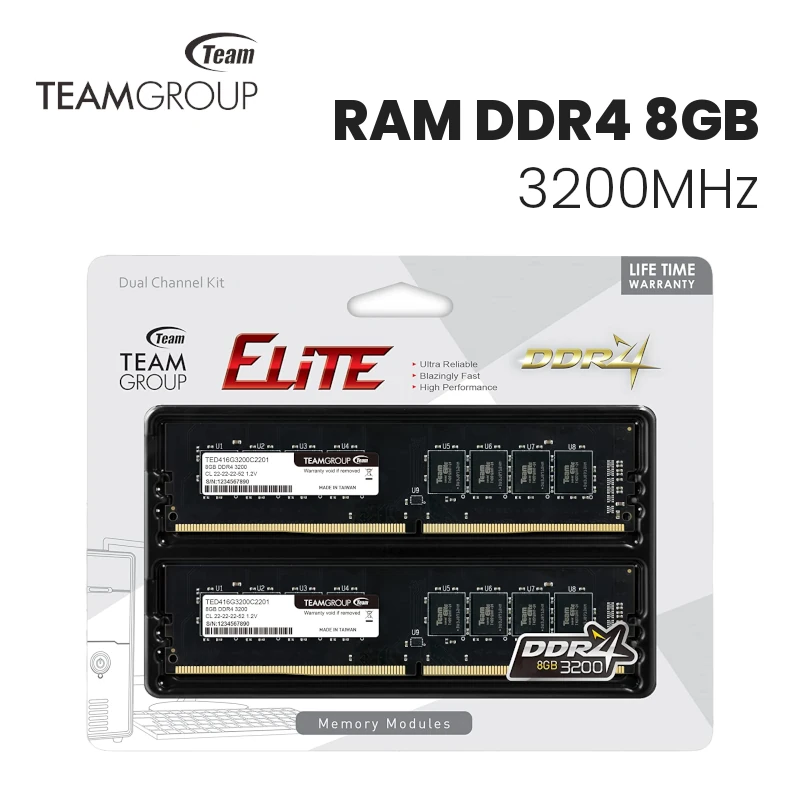 RAM 8GB DDR4 3200MHz Lexar pour Desktop - CAPMICRO