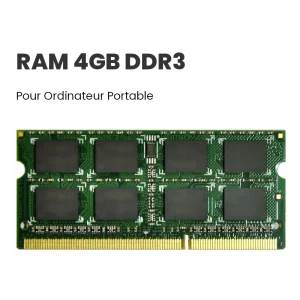 RAM DDR3 4GB pour ordinateur portable