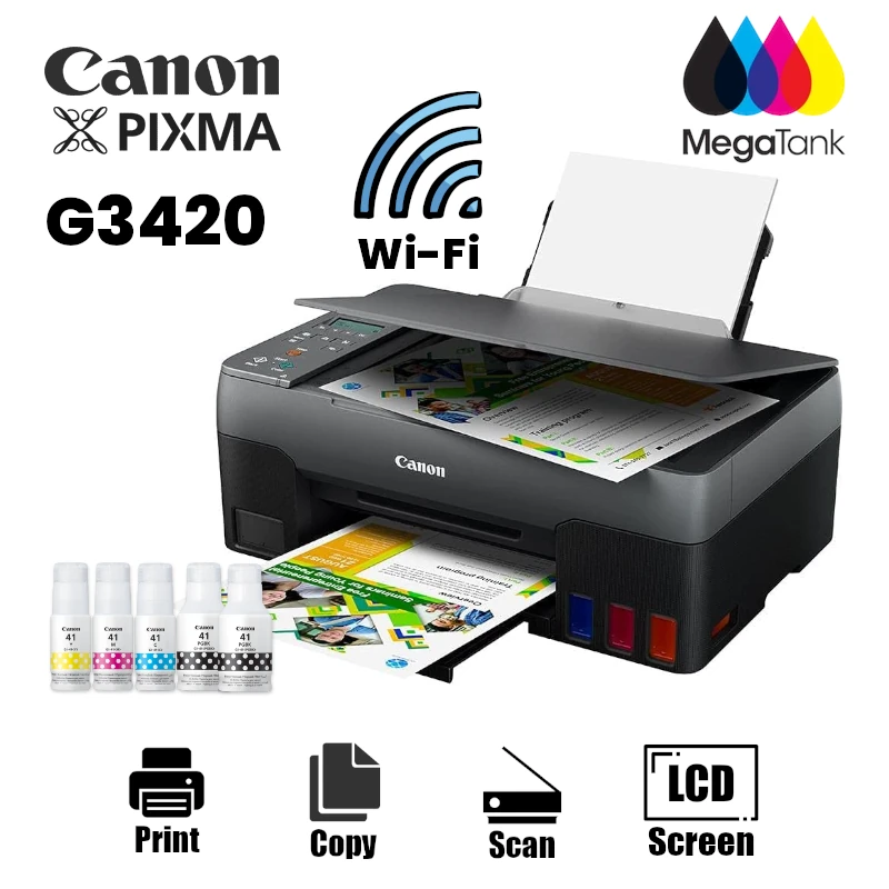 Imprimante Multifonction Wifi Canon PIXMA G3420 - CAPMICRO