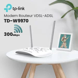 Modem Routeur VDSL-ADSL WiFi 300Mbps TP-Link TD-W9970 image #01