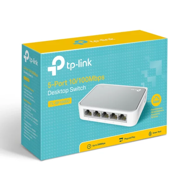 Switch 5-Ports TP-Link TL-SF1005D 10 100Mbps image #07