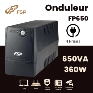 Onduleur FSP 650VA 360W 4 Prises FP650 (UPS) image #01