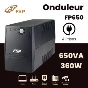 Onduleur FSP 650VA 360W 4 Prises FP650 (UPS) image #01