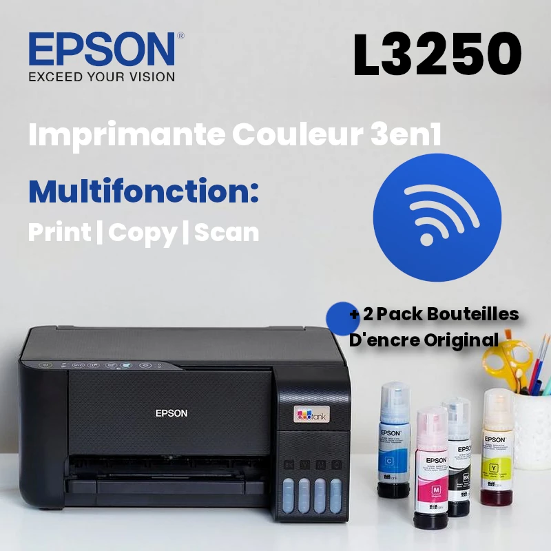 Bundle Imprimante Epson L3250 + Pack 103 Original - CAPMICRO