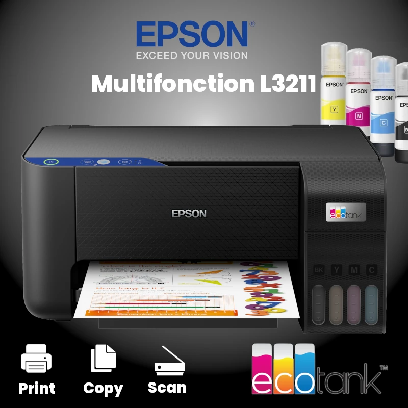 Multifonction Epson L3211 réservoir couleur EcoTank image #01