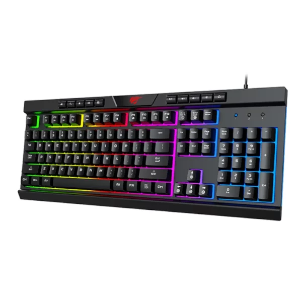 Clavier Gaming Havit KB500L RGB avec pavé image #03