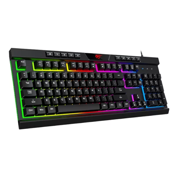 Clavier Gaming Havit KB500L RGB avec pavé image #04