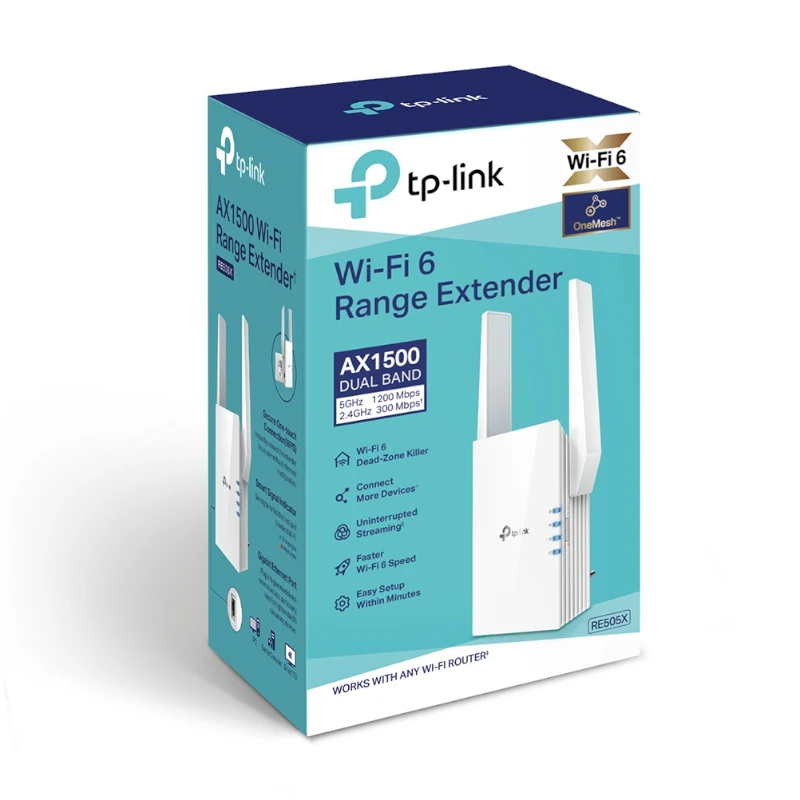 Répéteur TP-Link RE505X WiFi 6 AX1500 - CAPMICRO