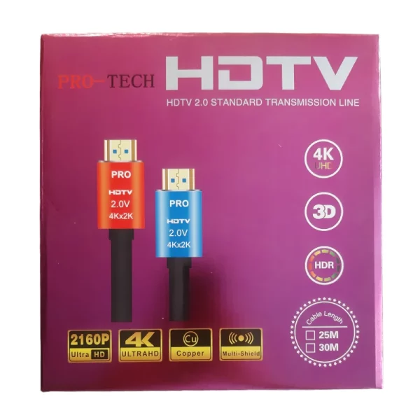 Cable HDMI 20m Protech 4Kx2K HDTV 2.0 image #02