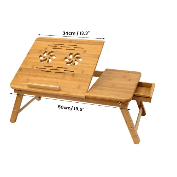 Table Laptop Bamboo BM62 Pliante -Refroidissement USB image #02