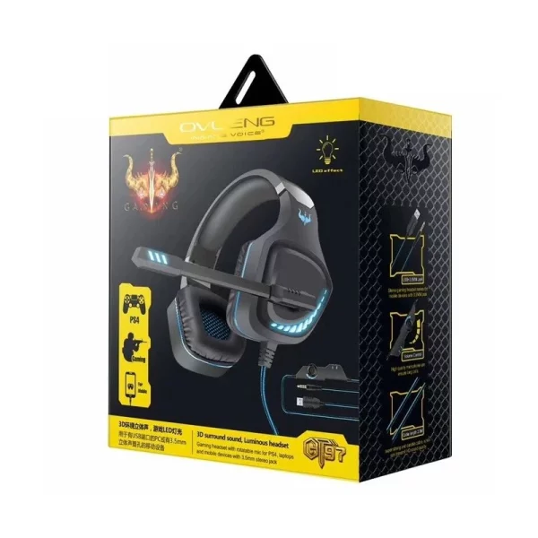 Casque Gaming Stéréo Jack 3.5 Ovleng GT97 pour téléphone et PC image 08