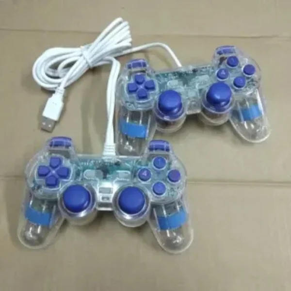 Manette Vibrante Transparent Double 702D