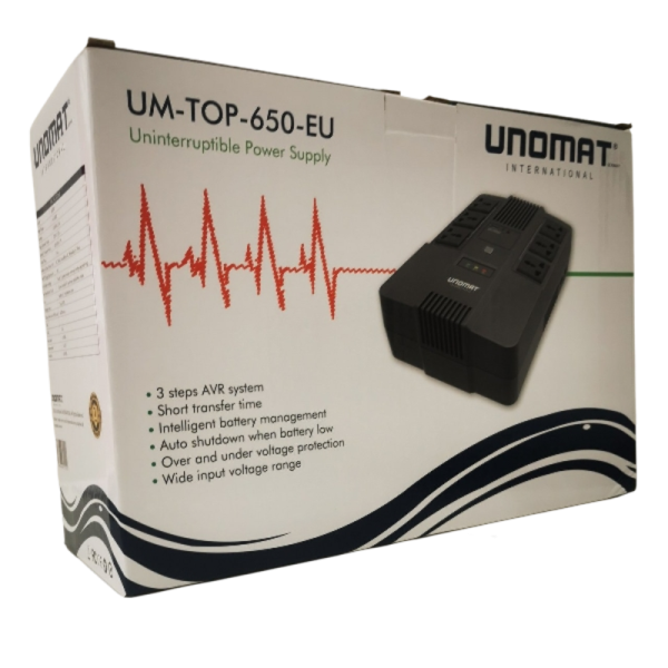 Onduleur UNOMAT TOP 650VA360W UNOMAT UM TOP 650 EU 02
