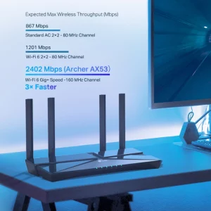 Routeur Wi Fi 6 TP Link Archer AX53(EU) Gigabit AX3000 2