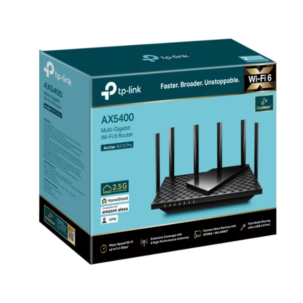 TP‑Link Archer AX72 AX5400 2