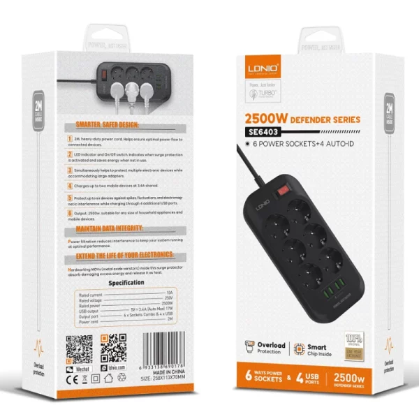 multiprise Siyoteam SE6403